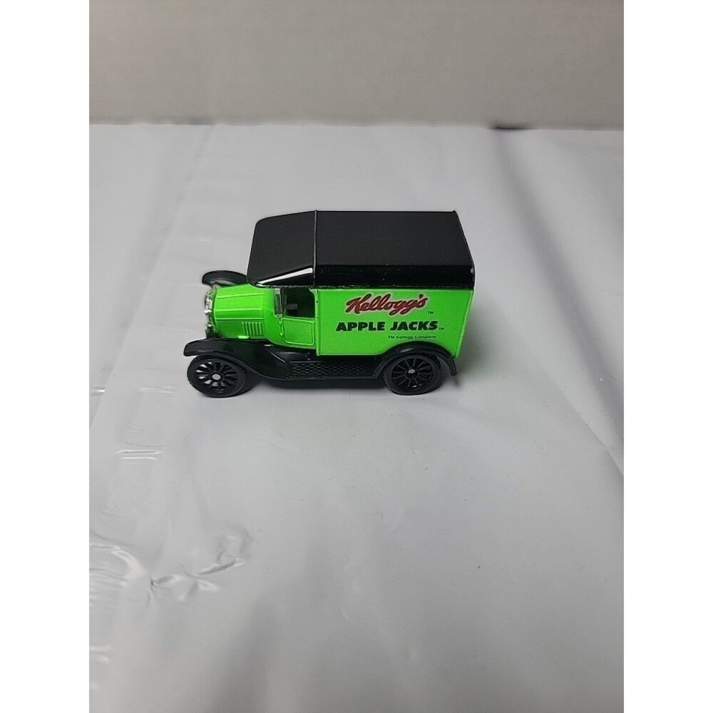 Vintage Matchbox Kellogg’s Apple Jacks 1921 Model T Ford Delivery Van Green